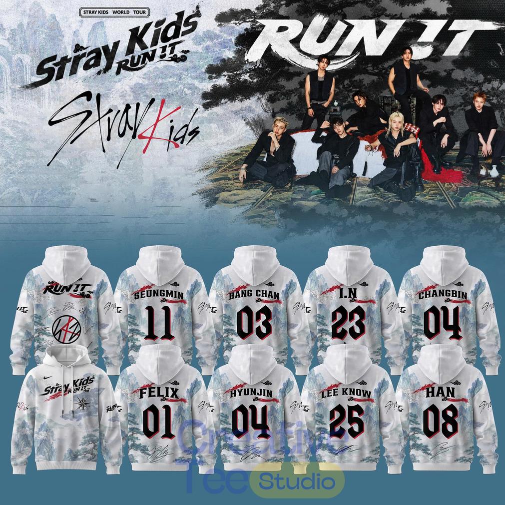 Stray Kids – Run It World Tour 2026 Special Hoodie