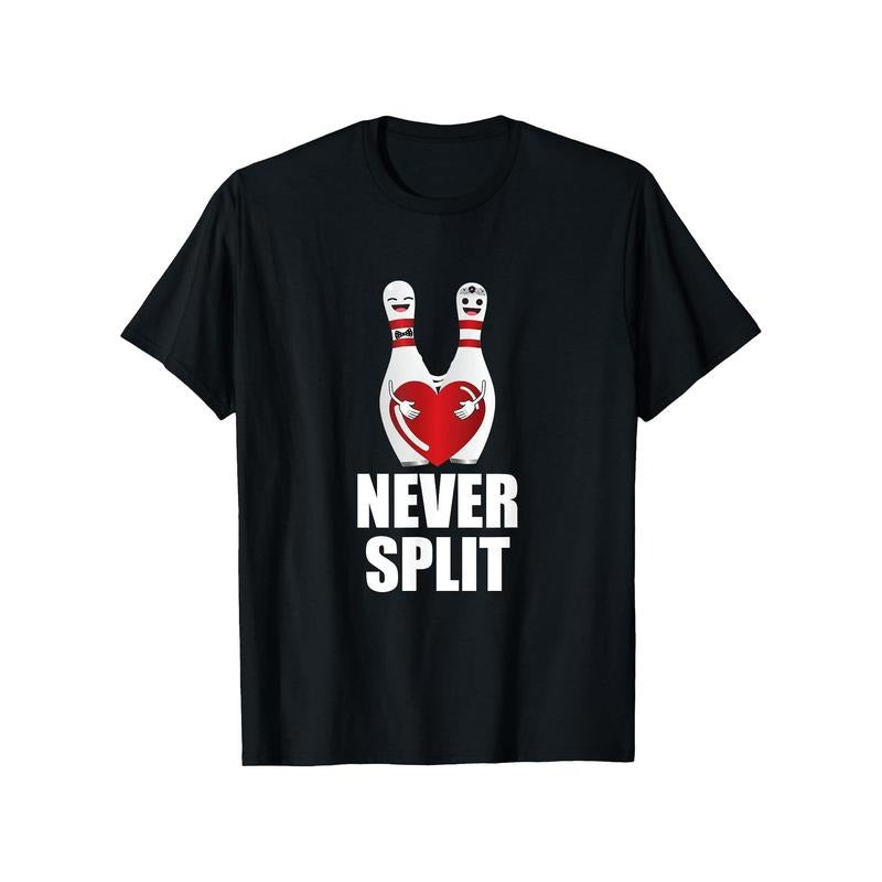 Summer Casual Men'S Knit Crew Neck T-Shirt with Geometric Bowling Pin Print, Regular Fit Short Sleeve with Slight Stretch
