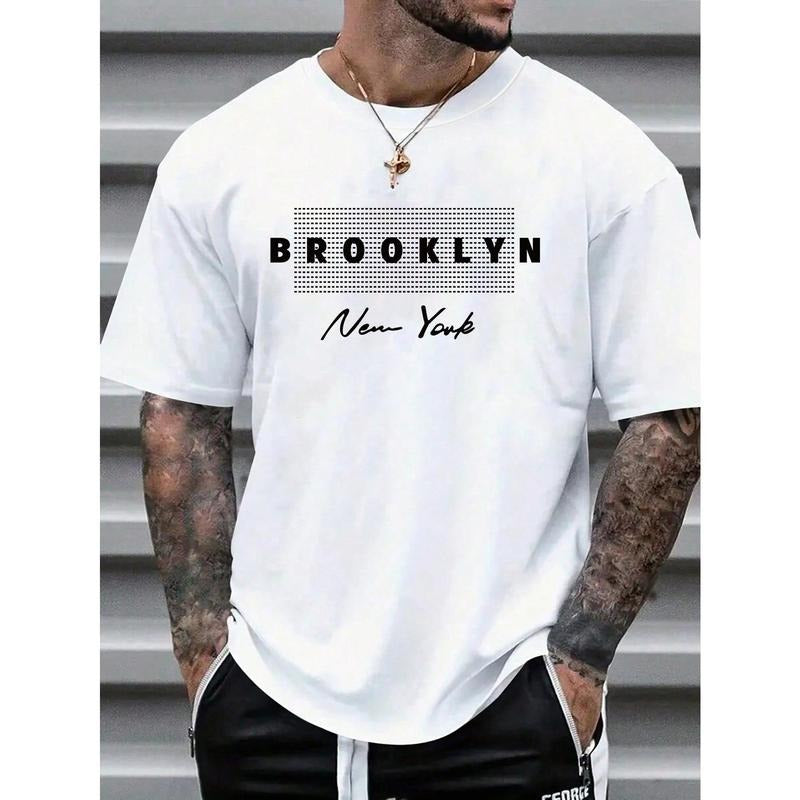 Men's Plus Size Casual Basic Short Sleeve T-Shirt For Spring/Summer Made in USA Hoodie, Sweatshirt | TeeBloomCo.com