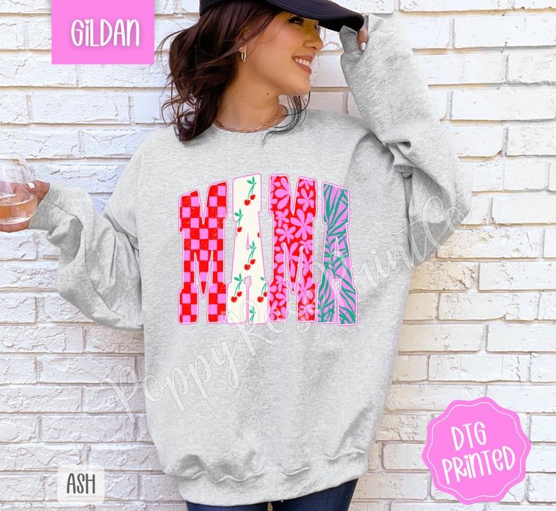 Summer Mama Sweatshirt, Preppy Mom Sweatshirt T-Shirts, Hoodie | TeeBloomCo.com