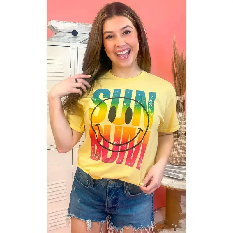 Sun Bum Smiley Graphic Shirt Hoodie, Sweatshirt | TeeBloomCo.com