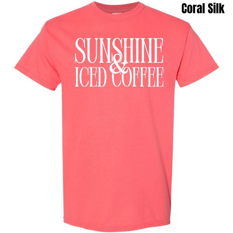 Sunshine & Iced Coffee Gildan T-Shirt 'NLB' Hoodie, Sweatshirt | TeeBloomCo.com