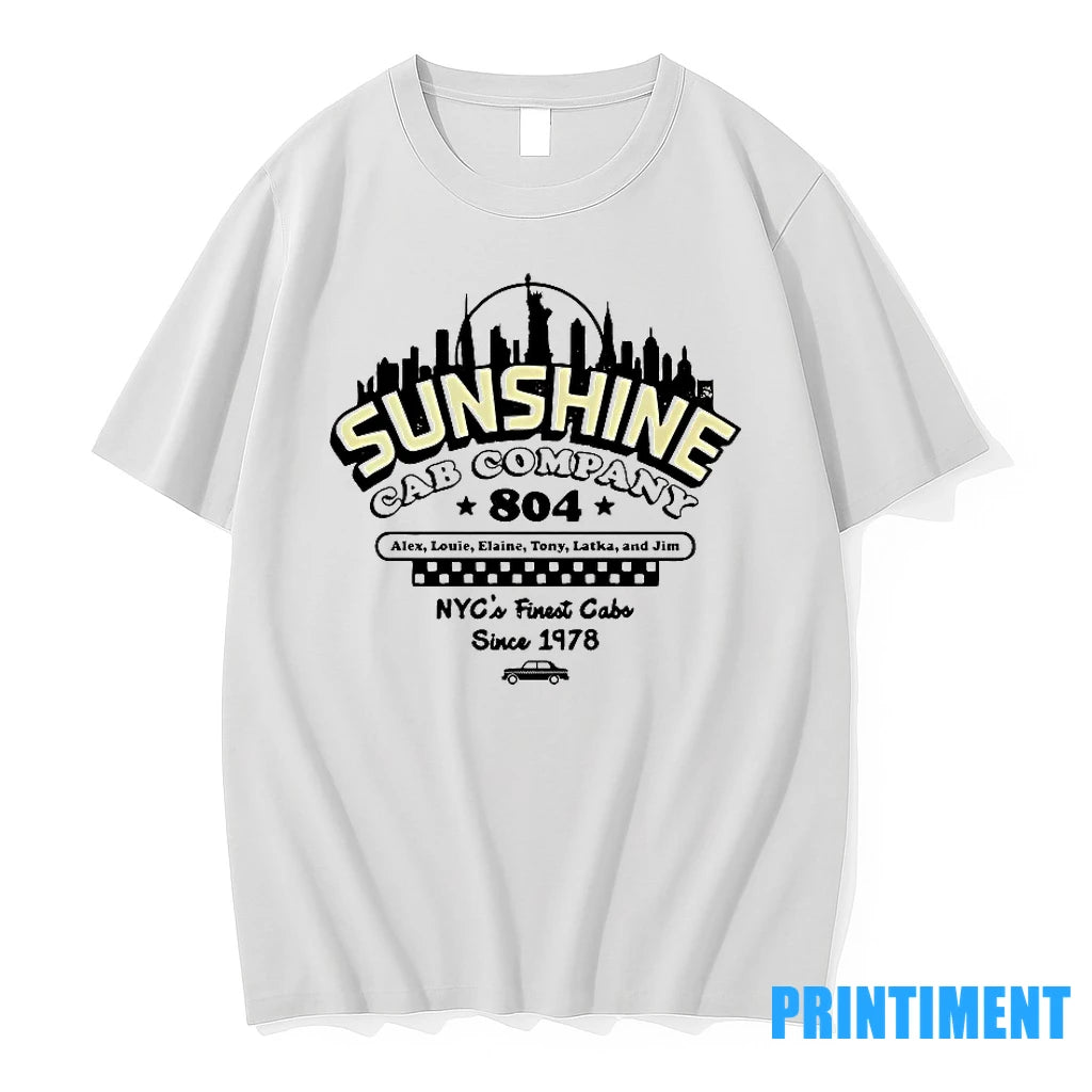 Sunshine Cab Company 804 New York City Skyline Vintage Tshirts Sweater