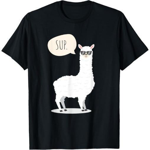 Sup No Drama Llama Alpaca T-Shirt Made in USA Hoodie, Sweatshirt | TeeBloomCo.com