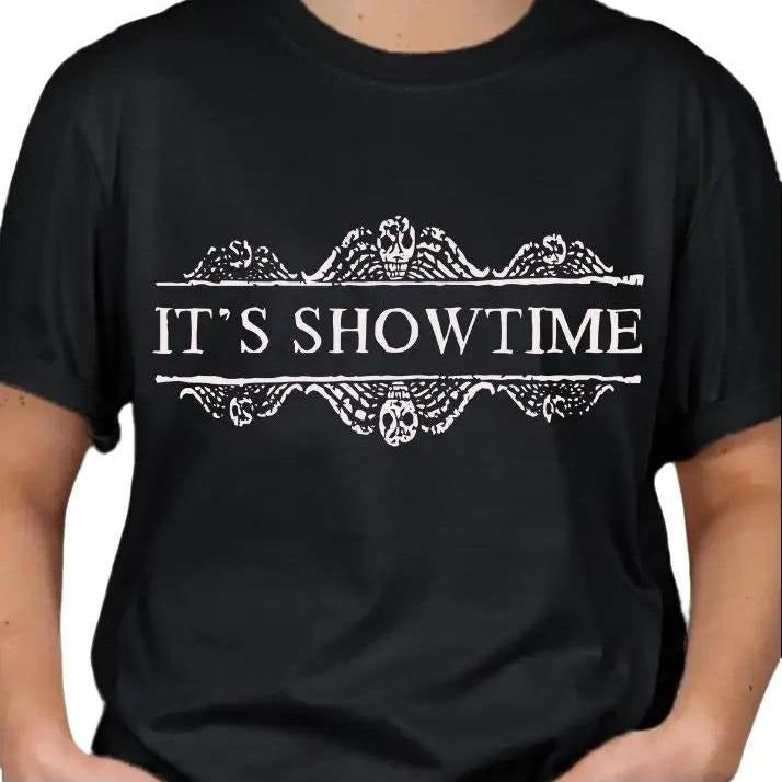It's Showtime Beetlejuice Halloween T-shirt/Sweatshirt - Soft Stylish Unisex Top for All Seasons