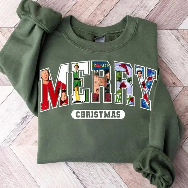 Christmas Movie Cotton T-shirt/Sweatshirt for Women - Unisex Style - Womenswear, Top Hoodie | TeeBloomCo.com
