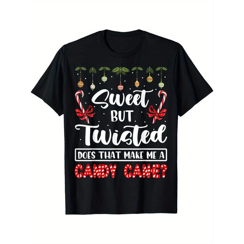 Sweet but twisted, this makes me a candy cane Christmas men's t-shirt made in usa Hoodie, Sweatshirt | TeeBloomCo.com