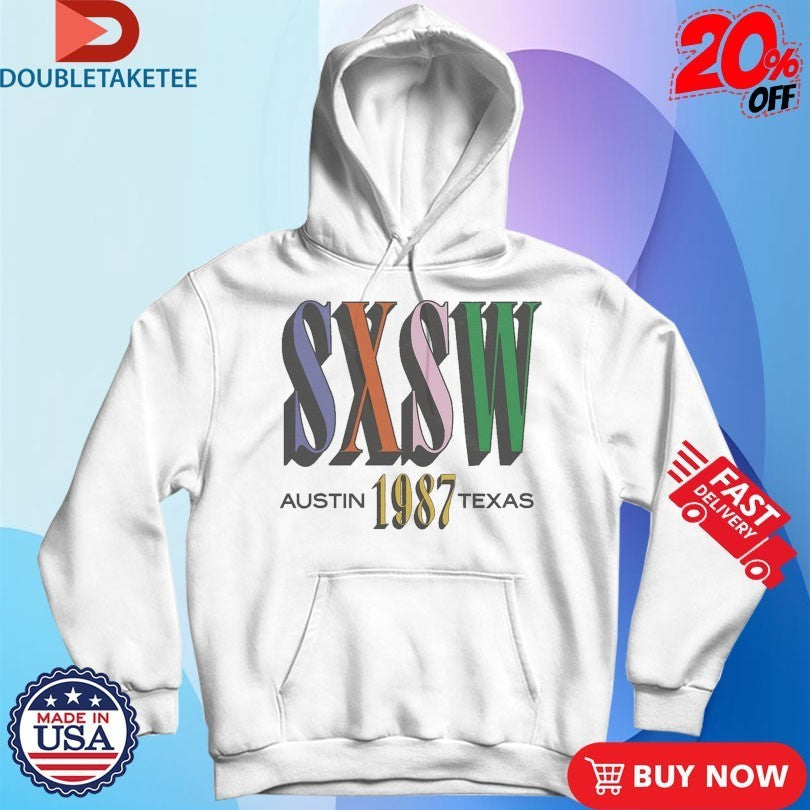 Sxsw Austin Texas 1987 Serif T-shirts