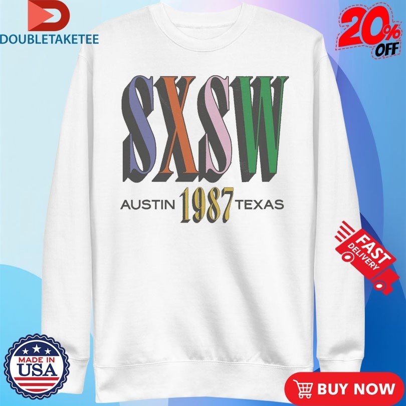 Sxsw Austin Texas 1987 Serif T-shirts