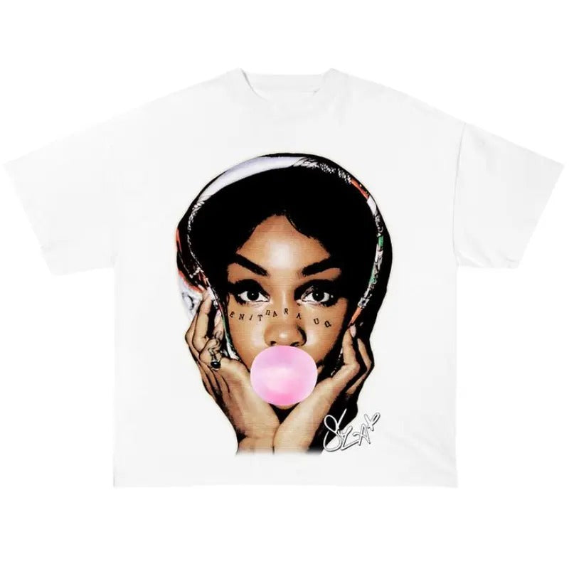 Sza shirt, SZA Bubble Gum Shirt Graphic Tee Cotton Fabric Hoodie, Sweatshirt | TeeBloomCo.com