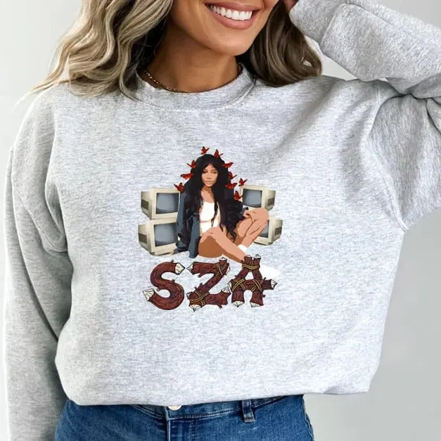 Sza shirt, SZA Sweatshirt, SZA Concert shirt, Sza hoodie, Trendy shirt, Gift for Sza Fans | TeeBloomCo.com