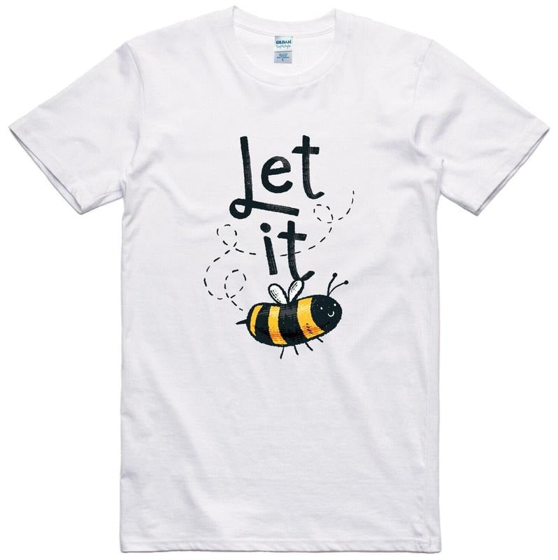 T Shirt Cute Let It Bee Regular Vintage Gift For Women, S to 3XL Hoodie, Sweatshirt | TeeBloomCo.com