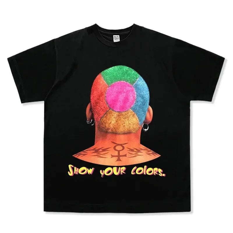 T Shirt Men Hip Hop Streetwear D.ennis Rodman Graphic T Shirt Short Sleeve T Shirt Hoodie, Sweatshirt | TeeBloomCo.com