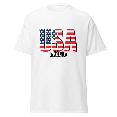 T-shirt USA military American military patriotic military United States American flag Memorial day 4th of july america...