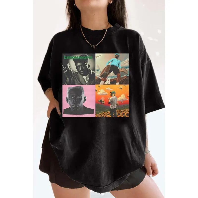 T.y.l.er The Cre@tor, Albums Tee, unisex cotton Shirt Hoodie, Sweatshirt | TeeBloomCo.com