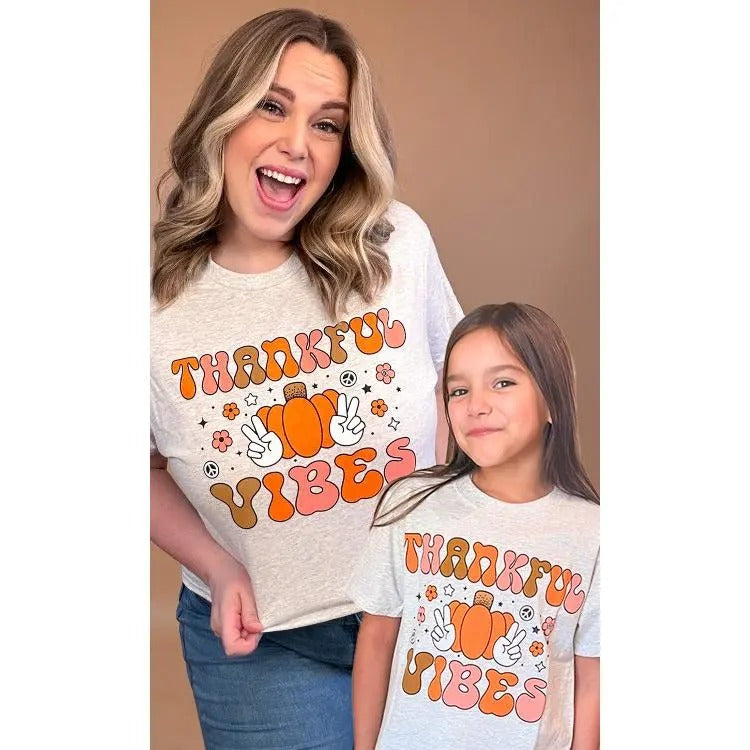 T2D Thankful Vibes Graphic T-Shirt Hoodie, Sweatshirt | TeeBloomCo.com