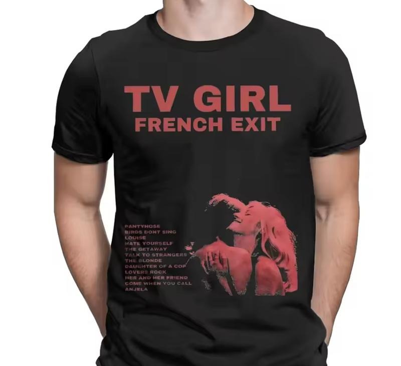 TV Girl French Exit Album Tee T-Shirt Unique Graphic Tee You Can Customize Hoodie, Sweatshirt | TeeBloomCo.com