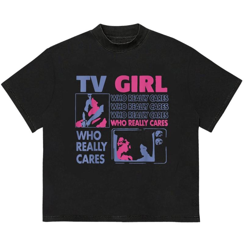 TV Girls T-Shirt HipHop Graphic Everyday Graphic Tee Bold T-Shirt for Night Out Vibes Hoodie, Sweatshirt | TeeBloomCo.com