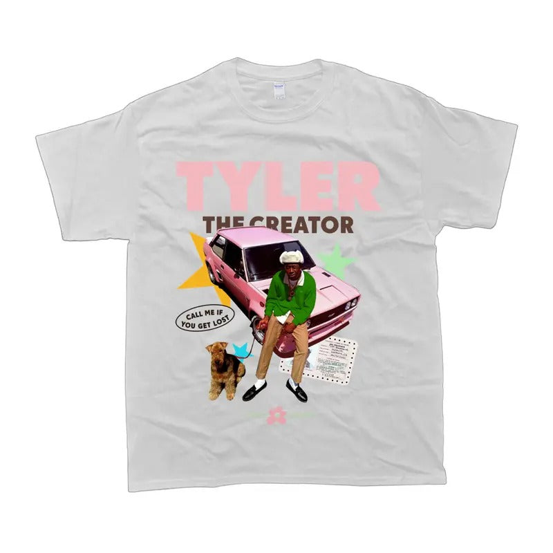 TYLER The Creator T-Shirt Call Me If You Get Lost Tshirt For Men For Women Graphic Tee Hoodie, Sweatshirt | TeeBloomCo.com