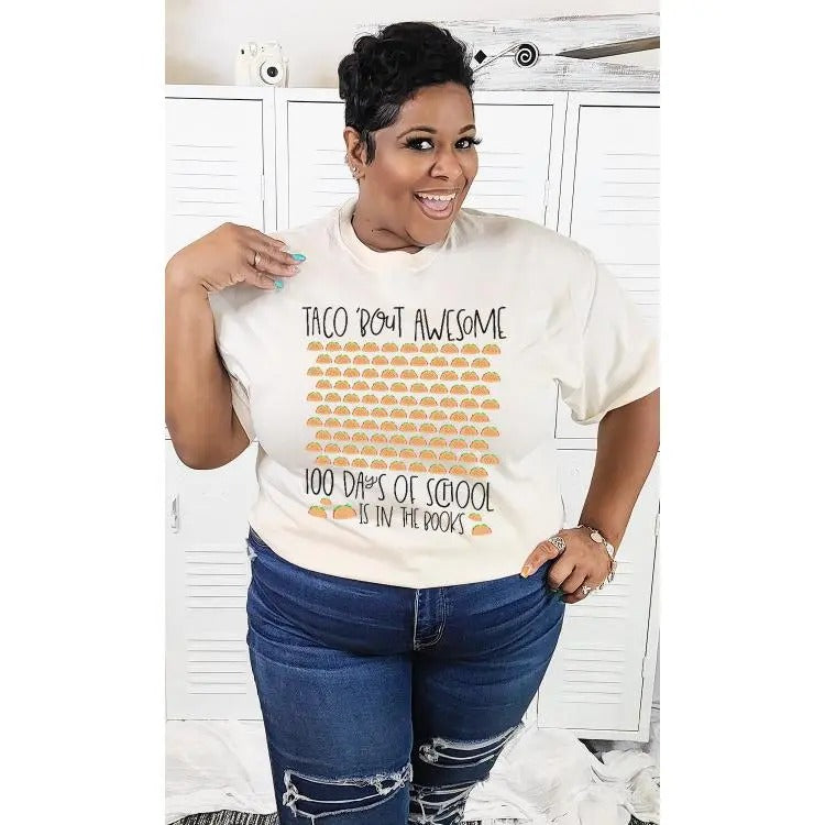 Taco 'Bout 100 Days T-Shirt Hoodie, Sweatshirt | TeeBloomCo.com