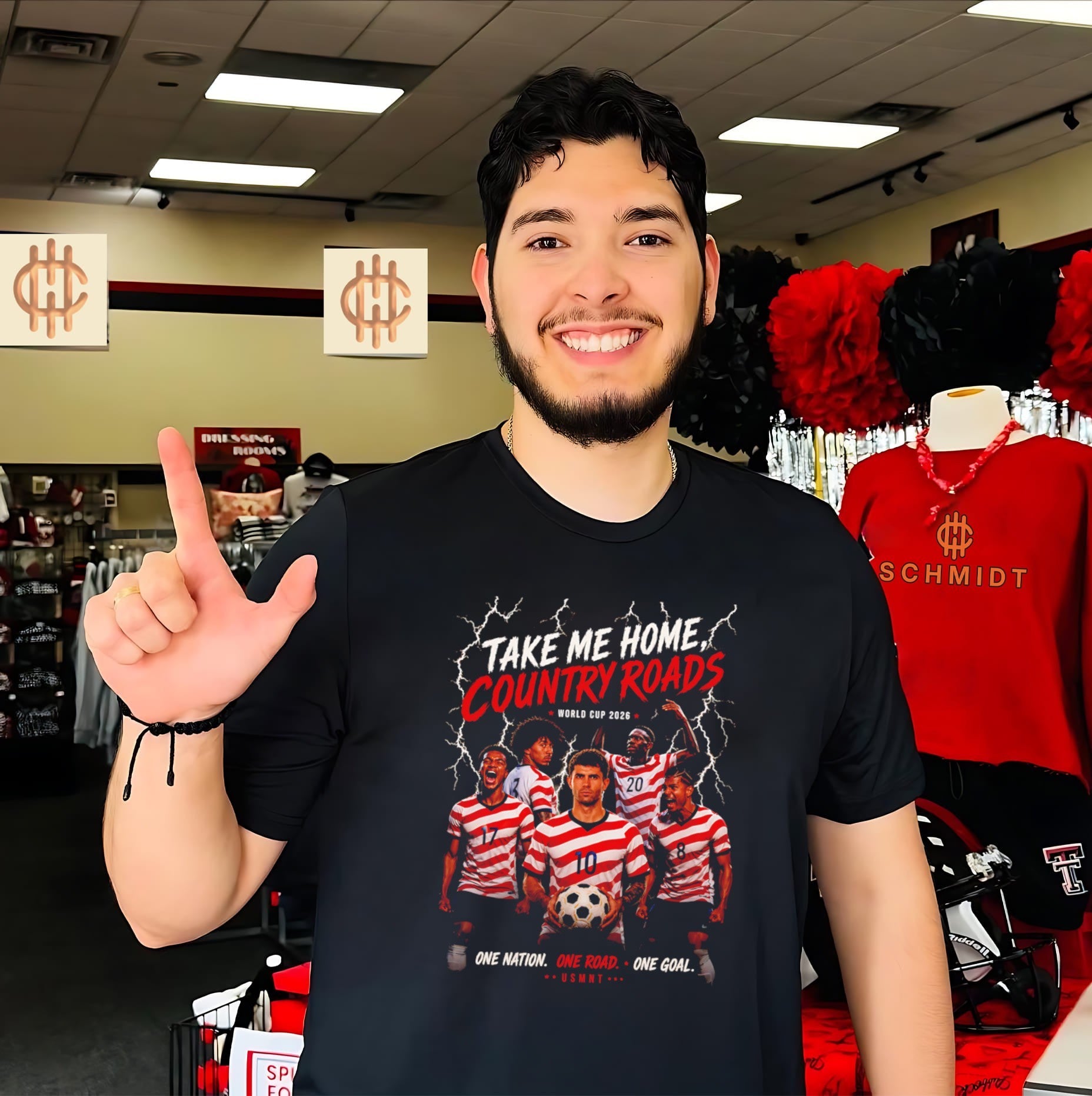 Take Me Home Country Roads USMNT World Cup 2026 shirt