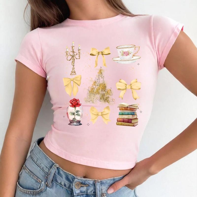 Tale As Old As Time Croptop, Book Shop Micro Tee, Belle Short T Shirt, Family Trip, Magic Kingdom Apparel shirt Hoodie,...