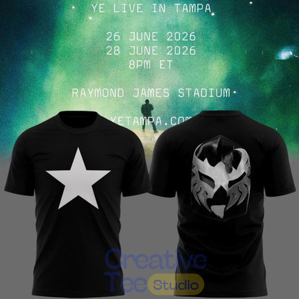 Tampa 2026 Ye Live Concert Tour Raymondames Stadium T-Shirt
