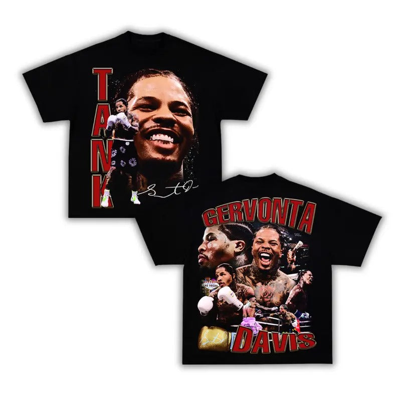 "Tank" Gervonta Davis T-Shirt everyday tee co t-shirt retro shirts Boxing T-shirt, Boxer Tee, Sports Shirt, Athletic Tee,...