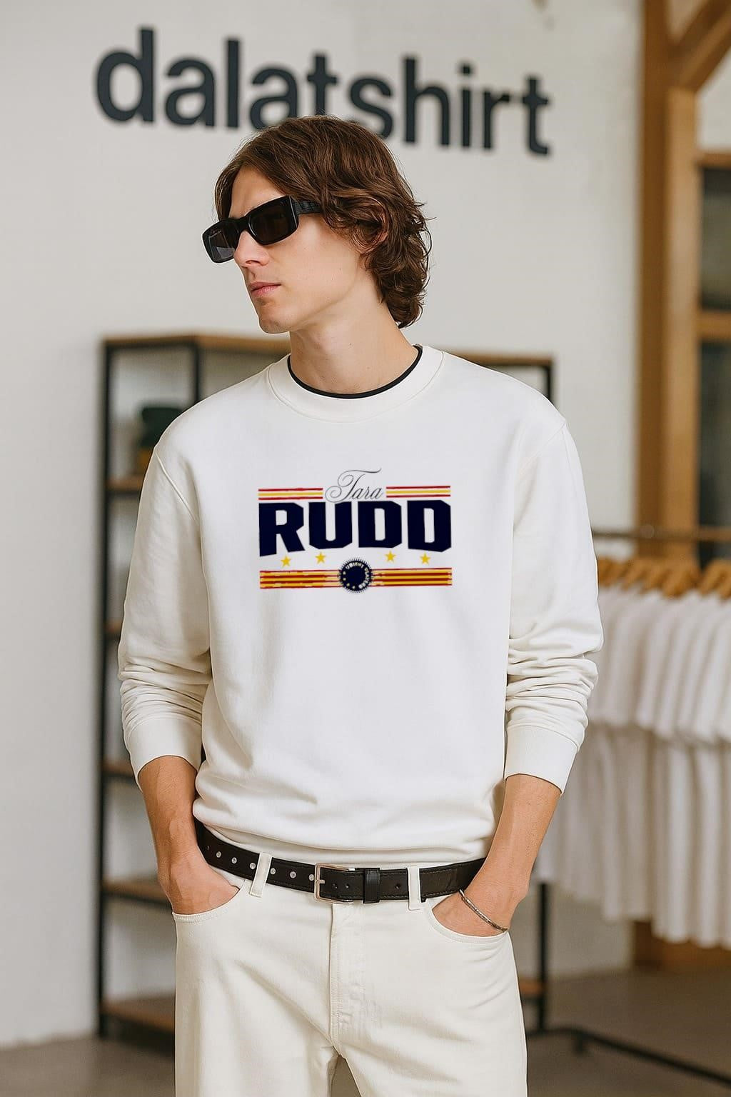 Tara Rudd USWNT Players stars and stripes graphic shirt