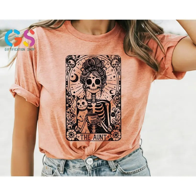 Tarot Card The Aunt Shirt, Funny Aunt Shirt, Gift For Aunt From Niece, Aunt Birthday Gift, Auntie Shirt, Auntie Gift From...