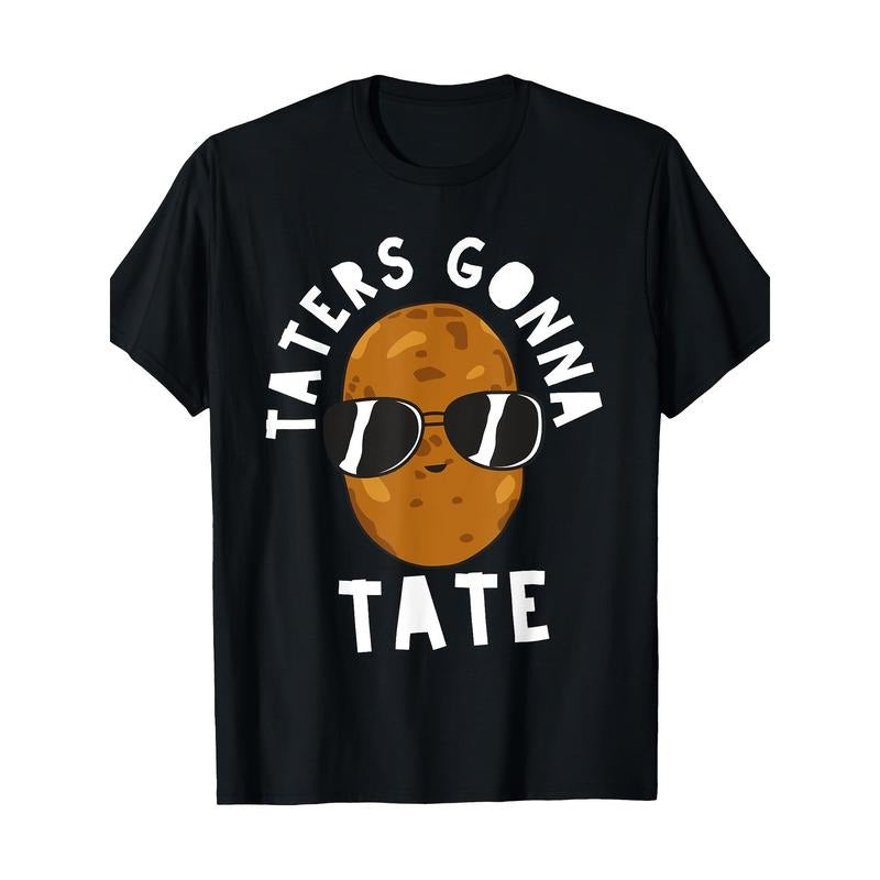 Tater Gonna Tate Funny Potato Tater Tot Foodie T-shirt 100% cotton Made in USA Hoodie, Sweatshirt | TeeBloomCo.com
