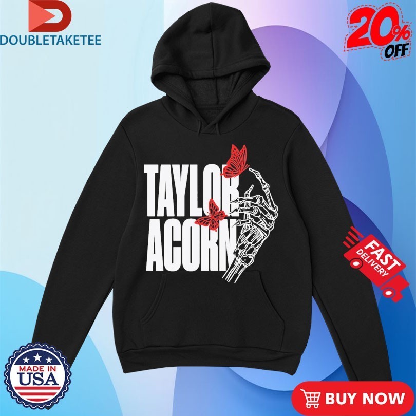 Taylor Acorn Butterfly Hand Skeleton Shirts