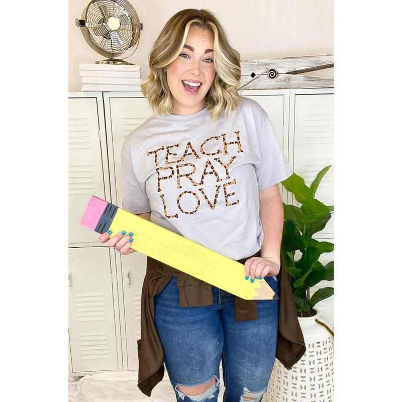 Teach Pray Love Graphic T-Shirt Hoodie, Sweatshirt | TeeBloomCo.com