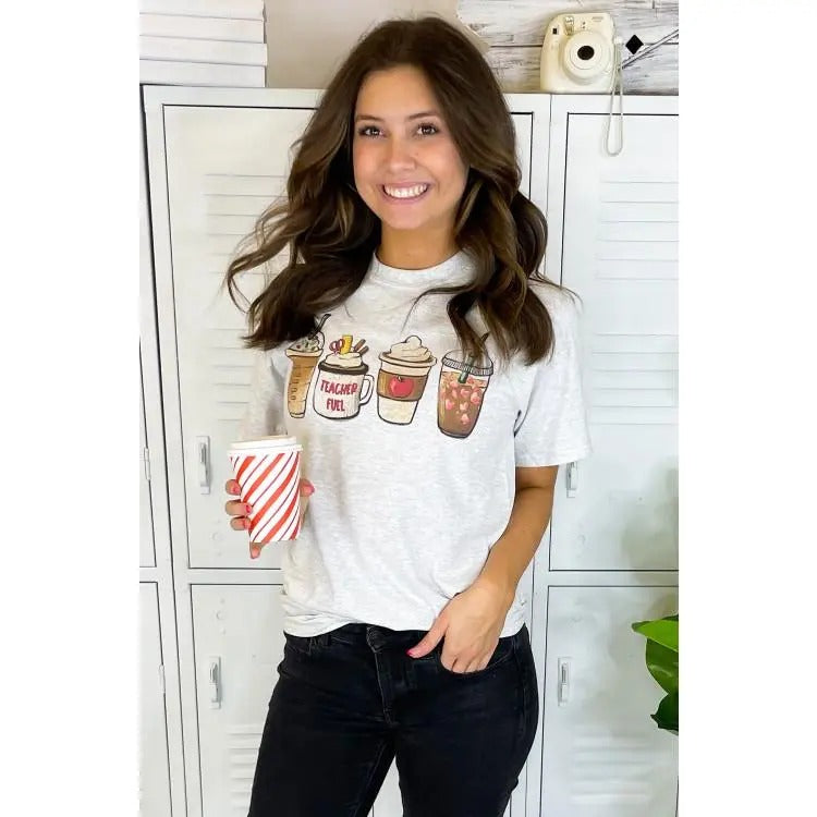 Teacher Fuel T-Shirt Hoodie, Sweatshirt | TeeBloomCo.com