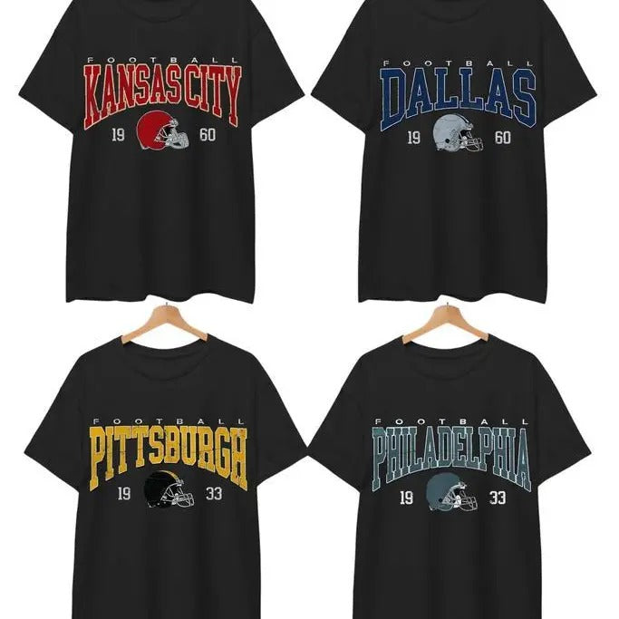 Team Color Football Shirts Cute Football Shirts Football Team Gifts Football Hoodie, Sweatshirt | TeeBloomCo.com