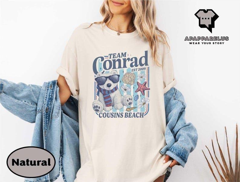 Team Conrad Junior Mint Bear T-Shirt, Summer I Turned Pretty Tee, TSITP Cousins Beach Fan Graphic sweatshirt, Summer...