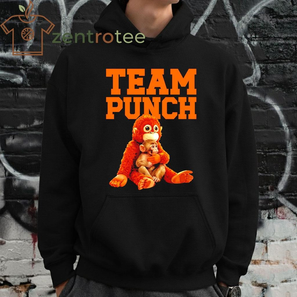 Team Punch Monkey and toy tee