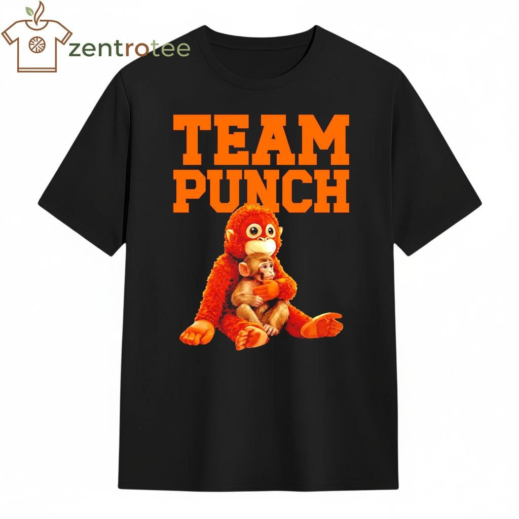 Team Punch Monkey and toy tee