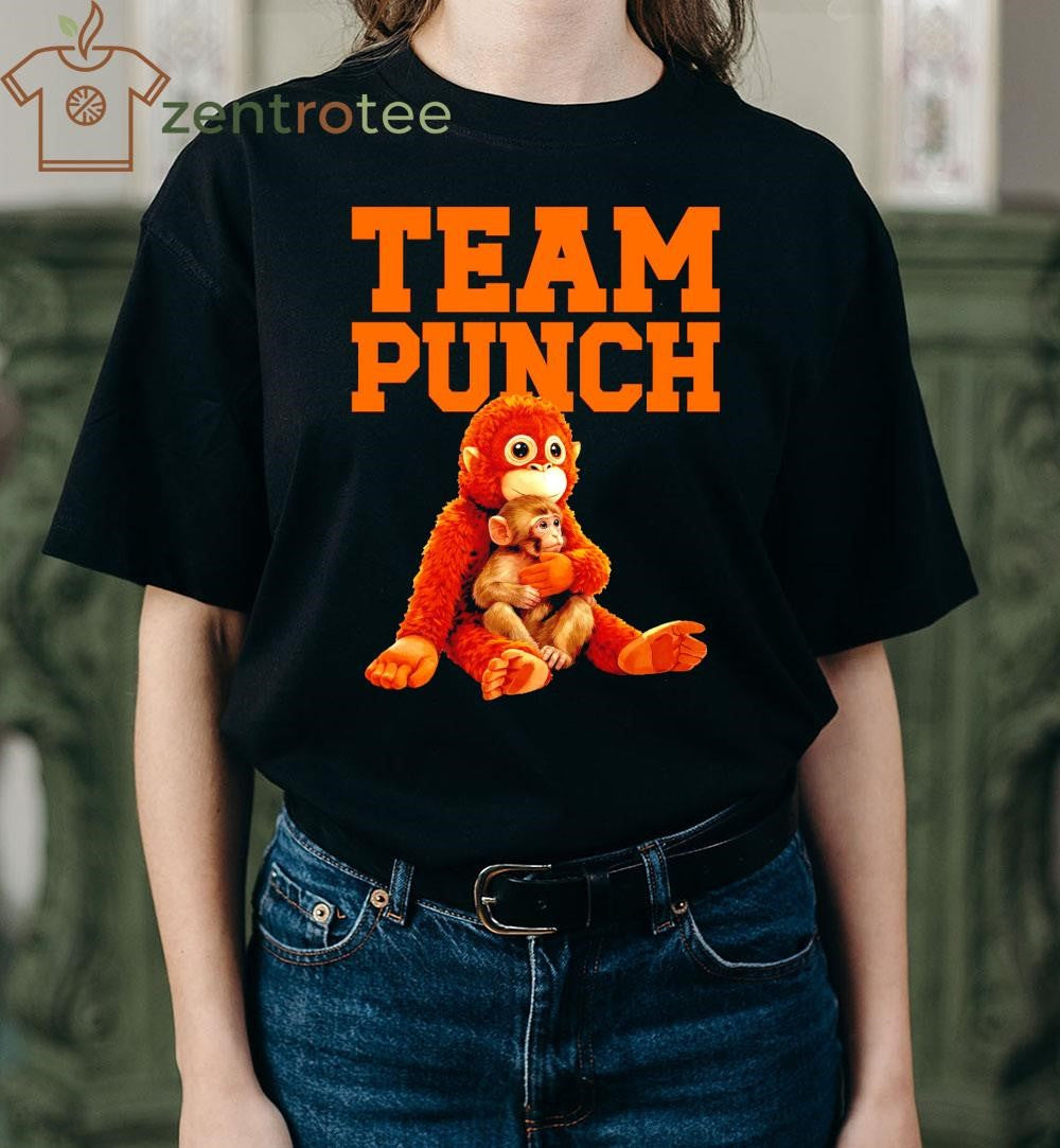 Team Punch Monkey and toy tee