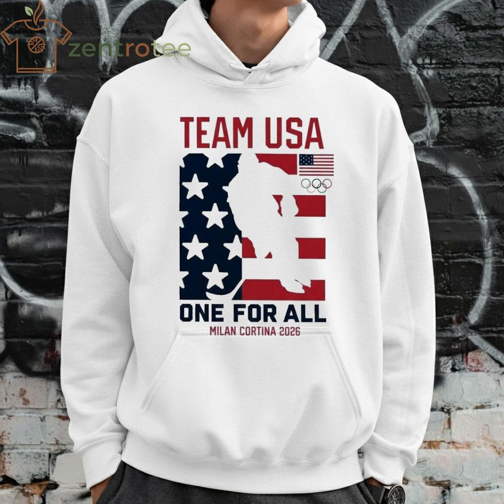 Team USA One For All Milano Cortina 2026 Winter Olympics tee