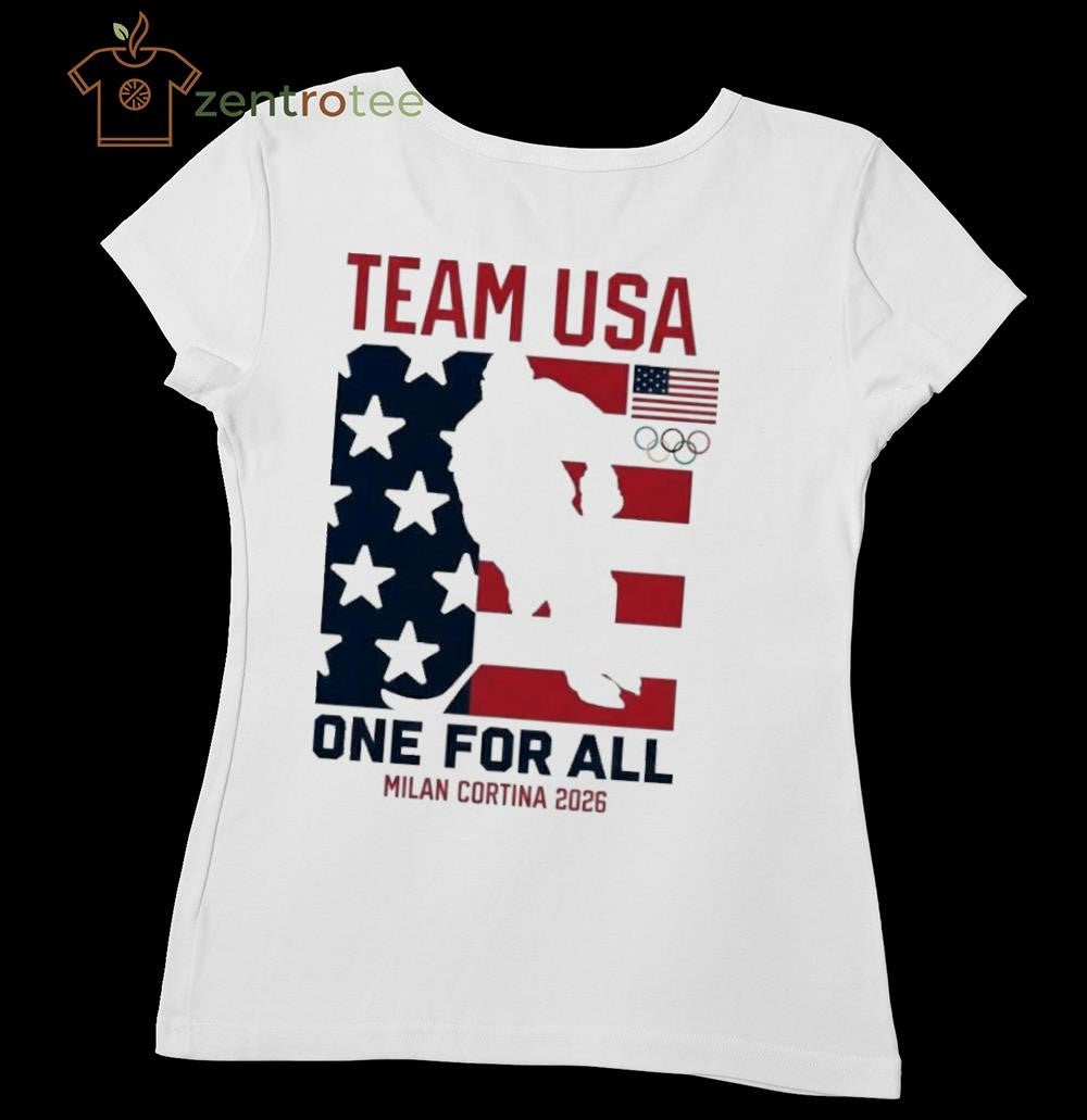 Team USA One For All Milano Cortina 2026 Winter Olympics tee