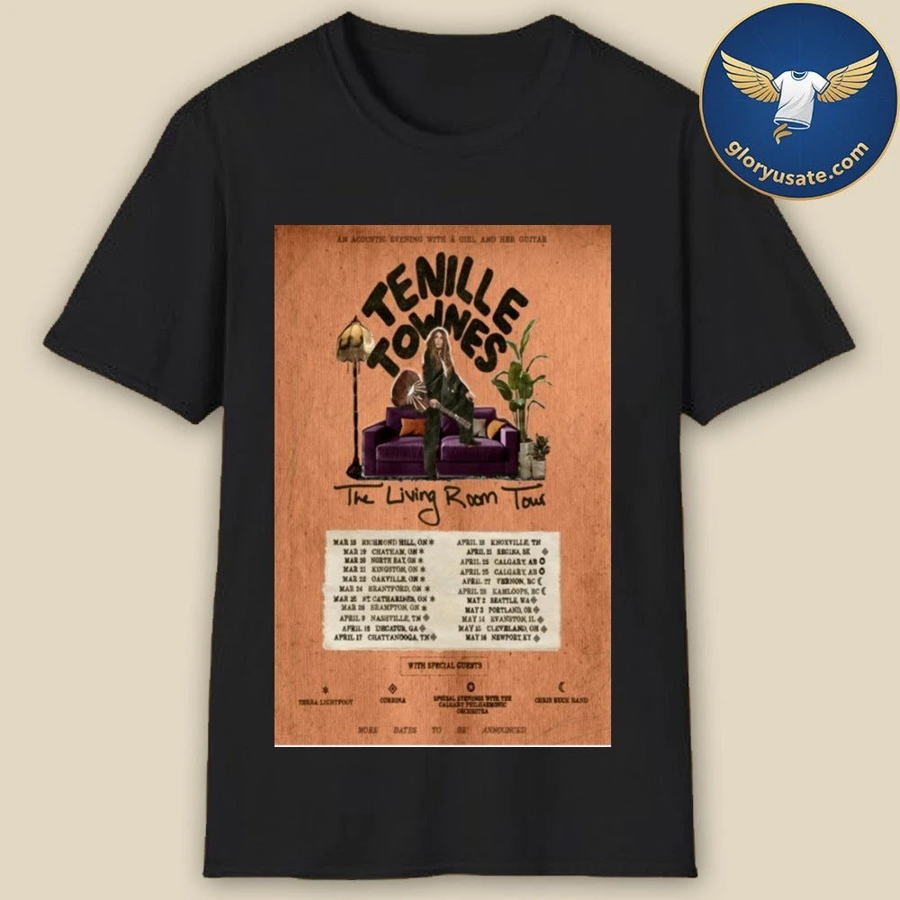 Tenille Townes The Living Room Tour 2026 Poster Shirt