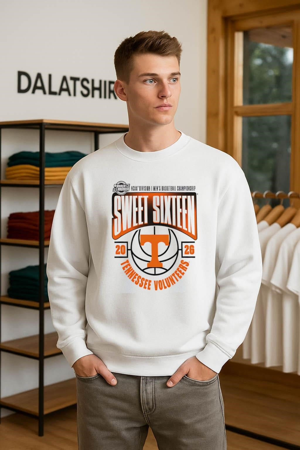 Tennessee Volunteers 2026 NCAA Men’s Basketball Tournament March Madness Sweet 16 shirt
