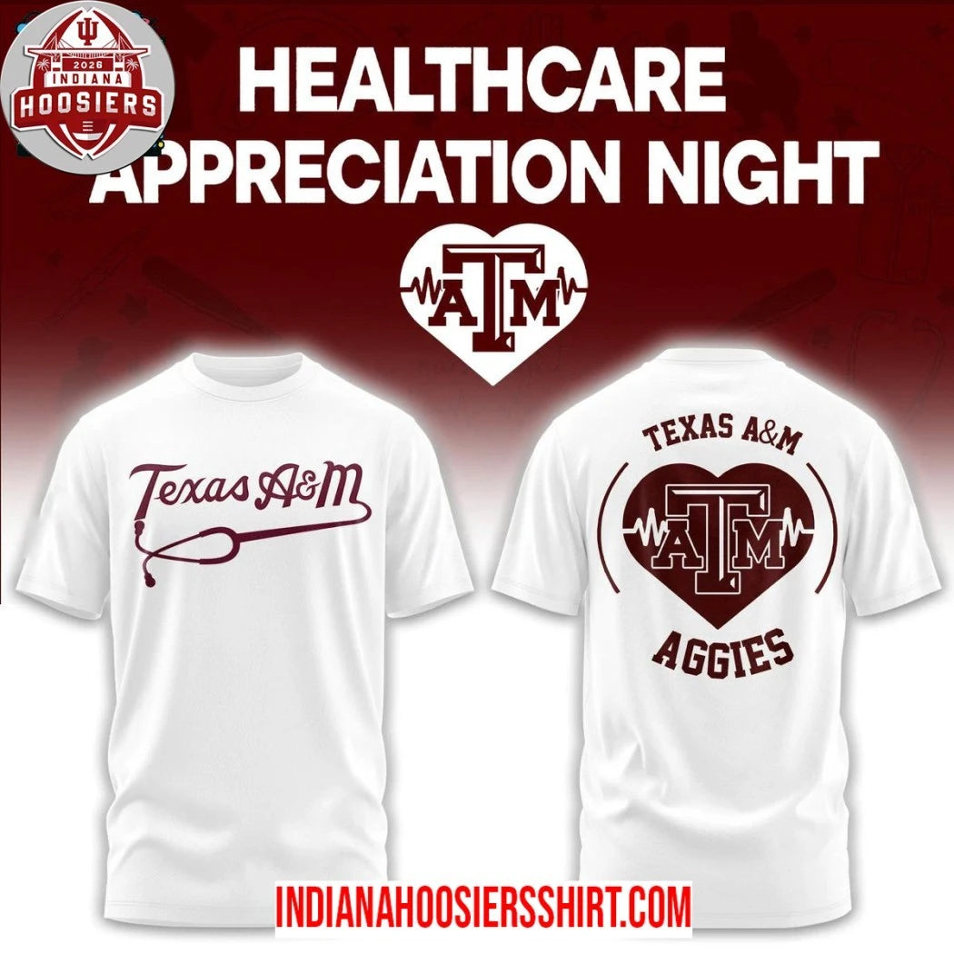 Texas A&amp;M Aggies Healthcare Appreciation Night 2026 MLB Logo Two Sided Hoodie Shirts