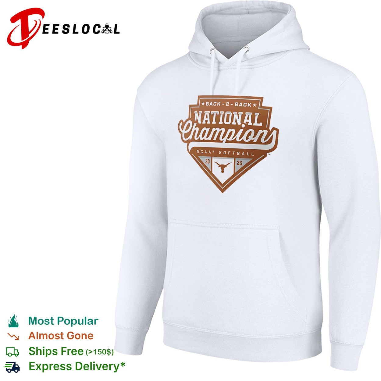 Texas Longhorns Back 2 Back National Champions NCAA Softball 2026 shirt