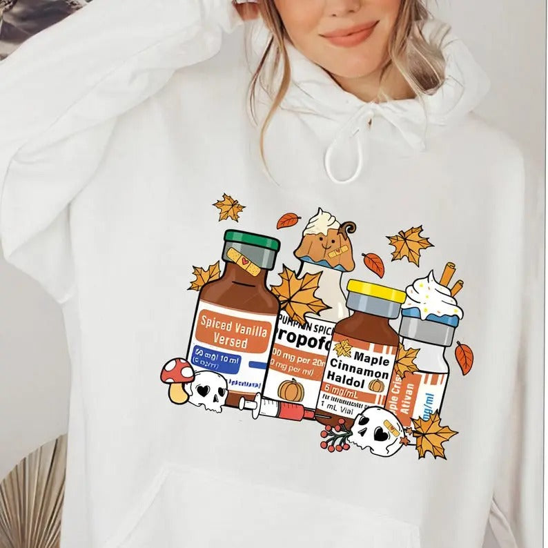 Thanksgiving ER Nurse Hoodie, Fall Nurse Shirt, ER Ed Tech Shirt, Emergency Room Shirt, Emergency Department Gift, Gift...