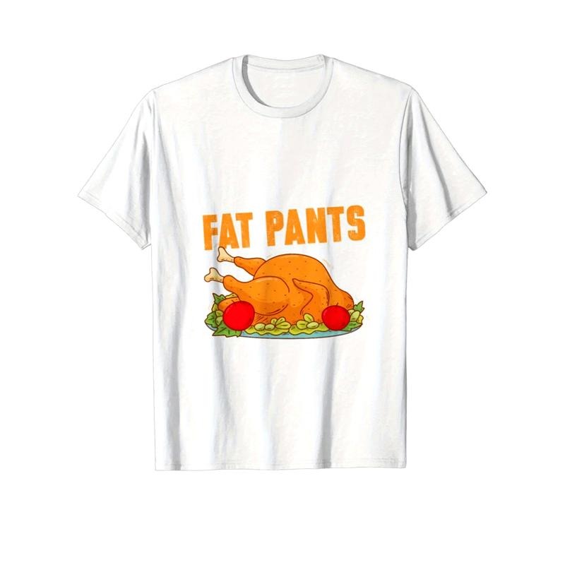 Thanksgiving Printing, Men's Cotton Turkey Pattern T-shirt, Casual Short Sleeve round Neck Game T-shirt, Men's Outdoor...