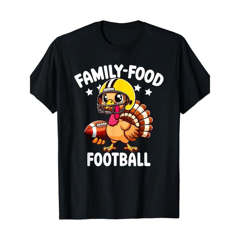 Thanksgiving Turkey T-Shirt-100% Cotton 220g made in usa Hoodie, Sweatshirt | TeeBloomCo.com