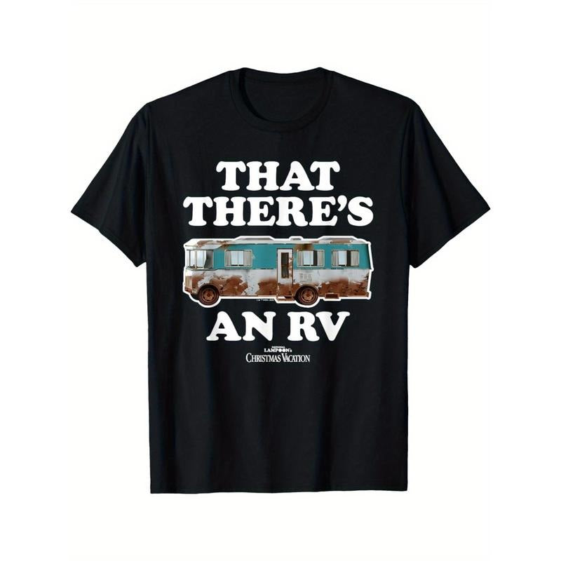 "That There's An RV T-Shirt for Men - Christmas Vacation Graphic Tee" made in usa Hoodie, Sweatshirt | TeeBloomCo.com