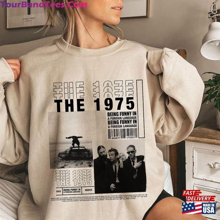 The 1975 Band Muisc Sweatshirt Vintage Music band Sweatshirt T-Shirts, Hoodie | TeeBloomCo.com